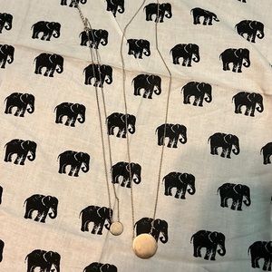 Gold Coin Necklace Set